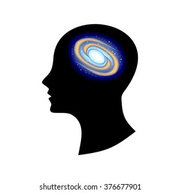 the vector illustration dedicated to the man and space.