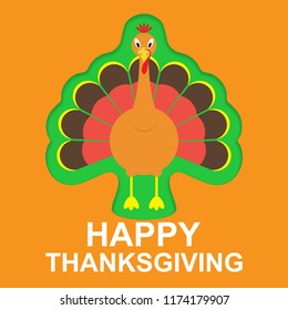 Vector illustration dedicated to thanksgiving day