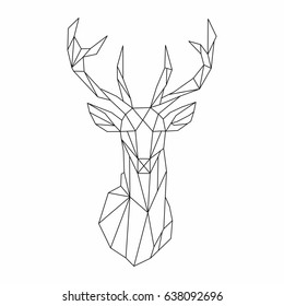 4,482 Deer polygon Images, Stock Photos & Vectors | Shutterstock