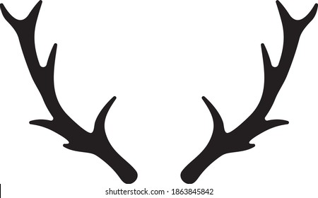 Ilustración vectorial de los cortantes de ciervos