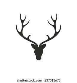 Vector Illustration of a Deer Head