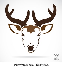 Vector illustration of deer symbol - tattoo
