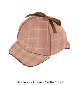 Vector Illustration | Deerstalker hat