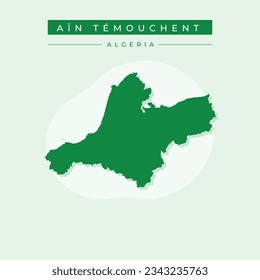 Vector illustration vector of Aïn Defla map Africa
