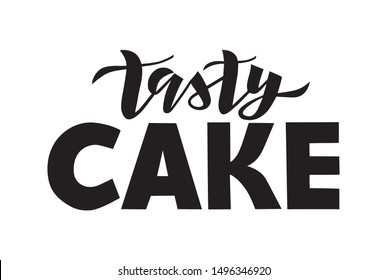 Vector illustration of a delicious cake for a pastry shop, cafe, bakery, menu, website design, price tag, poster, food photo