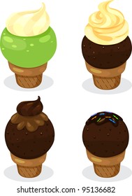 A vector illustration of delicious ice cream