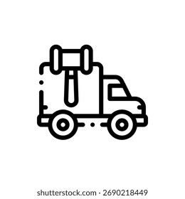 Ilustración vectorial de un concepto de entrega, ideal para logística, envío o comercio electrónico, con un diseño moderno