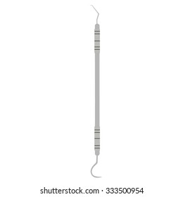 Vector illustration dental, dentist tool, equipment. Teeth dental care