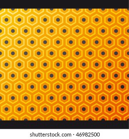 Vector illustration depicting abstract honeycomb pattern.