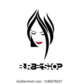 
vector illustration, depicting the face of a beautiful woman with long ringlets