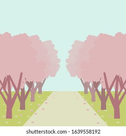 桜並木 イラスト のベクター画像素材 画像 ベクターアート Shutterstock 桜並木 イラスト のベクター画像素材 画像 ベクターアート Shutterstock