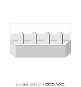 Vector illustration depicts a computer peripheral power connector, commonly used to provide power to peripherals