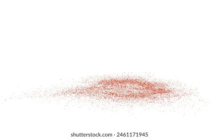 The vector illustration depicts a dynamic splatter of chili powder, dried pepper, spicy paprika, and other seasonings. Png.