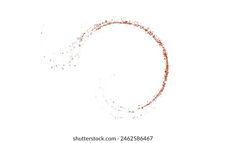 The vector illustration depicts a dynamic splatter of chili powder, dried pepper, spicy paprika, and other seasonings. Png.	
