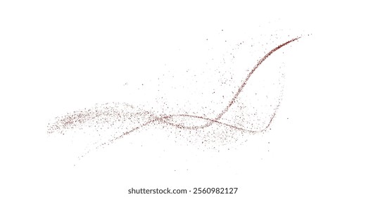 The vector illustration depicts a dynamic splatter of chili powder, dried pepper, spicy paprika, and other seasonings. Png.	
