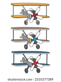  vector illustration design of airplane