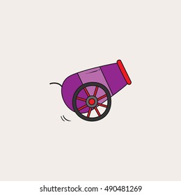 Vector illustration of design arsenal.