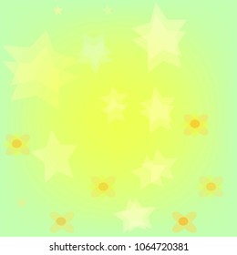  Vector illustration design art green background.
