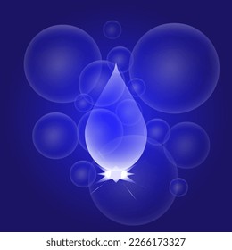 ilustración de vector diseño fondo círculo burbuja patrón de redondeo gráfico fondo abstracto color de la esfera de gradiente