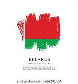 Vector illustration design of Belarus flag layout