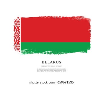 Vector illustration design of Belarus flag layout