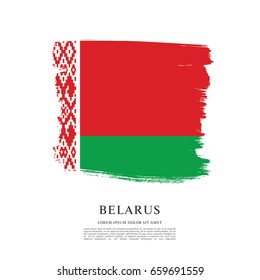 Vector illustration design of Belarus flag layout