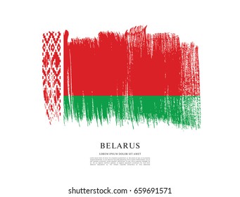 Vector illustration design of Belarus flag layout