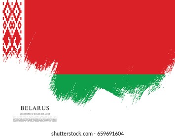 Vector illustration design of Belarus flag layout