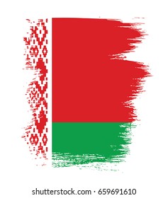 Vector illustration design of Belarus flag layout