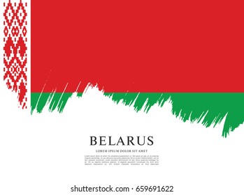 Vector illustration design of Belarus flag layout