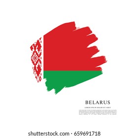Vector illustration design of Belarus flag layout