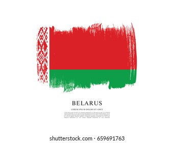 Vector illustration design of Belarus flag layout