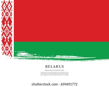 Vector illustration design of Belarus flag layout