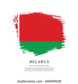 Vector illustration design of Belarus flag layout