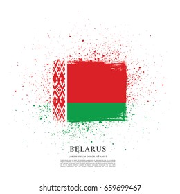 Vector illustration design of Belarus flag layout