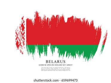 Vector illustration design of Belarus flag layout