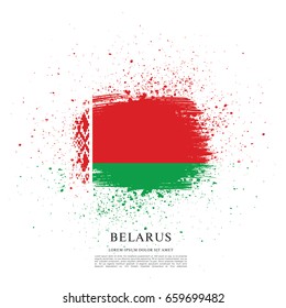 Vector illustration design of Belarus flag layout