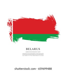 Vector illustration design of Belarus flag layout