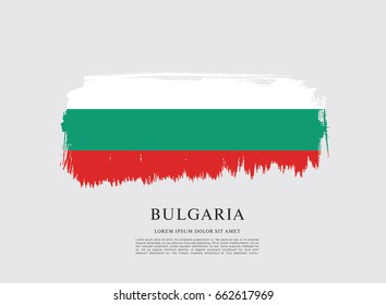 Vector illustration design of Bulgaria flag layout
