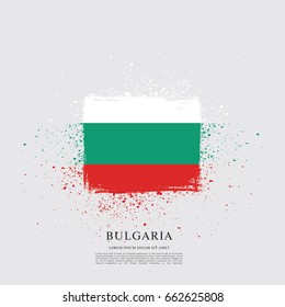 Vector illustration design of Bulgaria flag layout