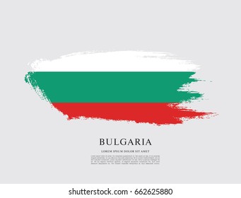 Vector illustration design of Bulgaria flag layout