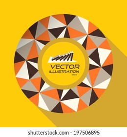 Vector illustration for design. Can be used for business presentation. With place for text.