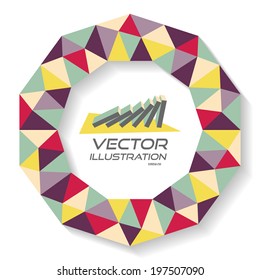 Ilustración vectorial para el diseño. Se puede utilizar para presentaciones de negocios. Con lugar para el texto.