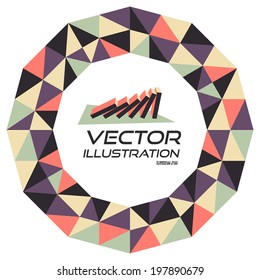 Ilustración vectorial para el diseño. Se puede utilizar para presentaciones de negocios. Con lugar para el texto. 