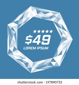 Vektorgrafik für Design. Kann für Geschäftsvorführungen verwendet werden. Mit Platz für Text. 