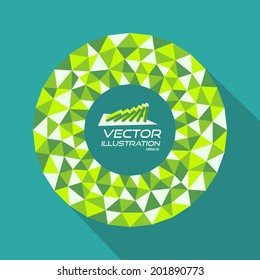 Vector illustration for design. Can be used for business presentation. With place for text. 