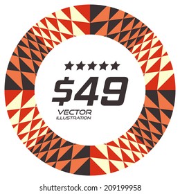 Vector illustration for design. Can be used for business presentation. With place for text.