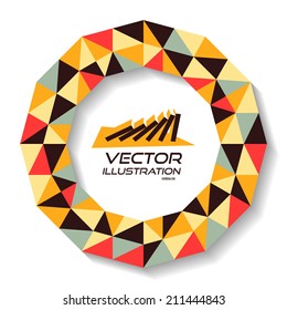 Ilustración vectorial para el diseño. Se puede utilizar para presentaciones de negocios. Con lugar para el texto. 
