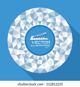 Vector illustration for design. Can be used for business presentation. With place for text. 