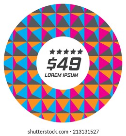 Vector illustration for design. Can be used for business presentation. With place for text.